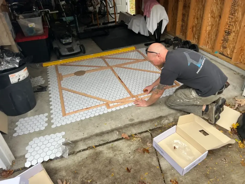Tiling Being Constructed Together